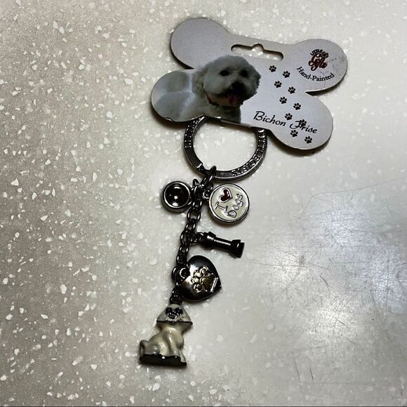 Bichon frise Keychain - Picture 6 of 6